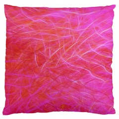 Pink Background Abstract Texture Large Cushion Case (two Sides)