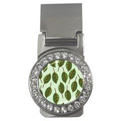 Design Pattern Background Green Money Clips (CZ) 