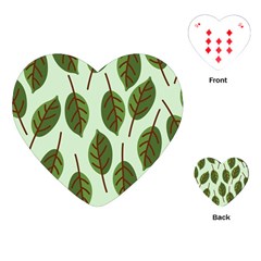 Design Pattern Background Green Playing Cards (heart)  by Nexatart