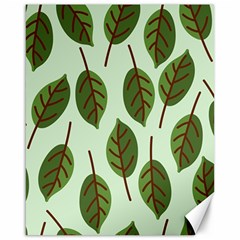 Design Pattern Background Green Canvas 16  x 20  