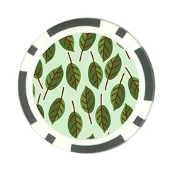 Design Pattern Background Green Poker Chip Card Guard