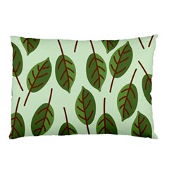 Design Pattern Background Green Pillow Case by Nexatart