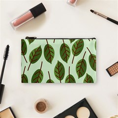 Design Pattern Background Green Cosmetic Bag (Small)