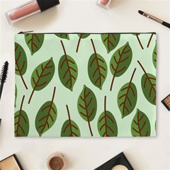 Design Pattern Background Green Cosmetic Bag (XL)