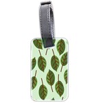 Design Pattern Background Green Luggage Tags (Two Sides) Front