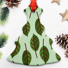 Design Pattern Background Green Ornament (Christmas Tree) 