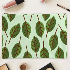 Design Pattern Background Green Cosmetic Bag (XXL)