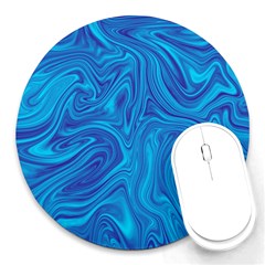 Abstract Pattern Art Desktop Shape Round Mousepads