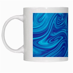 Abstract Pattern Art Desktop Shape White Mugs