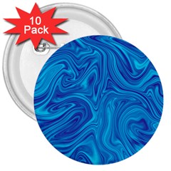 Abstract Pattern Art Desktop Shape 3  Buttons (10 pack) 