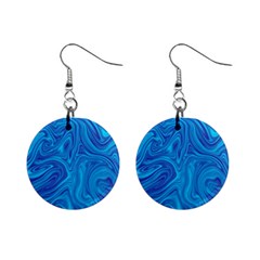 Abstract Pattern Art Desktop Shape Mini Button Earrings