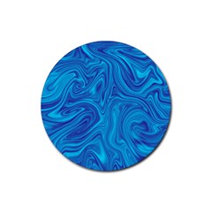 Abstract Pattern Art Desktop Shape Rubber Coaster (Round) 