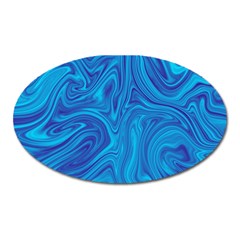 Abstract Pattern Art Desktop Shape Oval Magnet