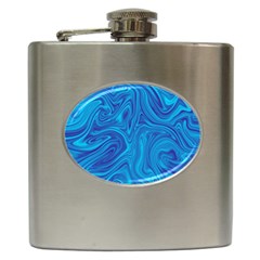 Abstract Pattern Art Desktop Shape Hip Flask (6 oz)