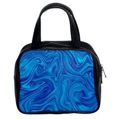 Abstract Pattern Art Desktop Shape Classic Handbags (2 Sides)