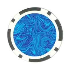 Abstract Pattern Art Desktop Shape Poker Chip Card Guard (10 pack)