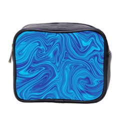 Abstract Pattern Art Desktop Shape Mini Toiletries Bag 2-Side