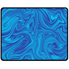 Abstract Pattern Art Desktop Shape Fleece Blanket (Medium) 