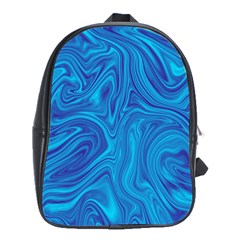 Abstract Pattern Art Desktop Shape School Bag (XL)