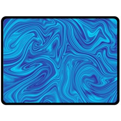 Abstract Pattern Art Desktop Shape Double Sided Fleece Blanket (large)  by Nexatart