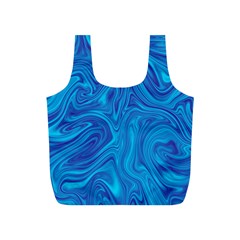 Abstract Pattern Art Desktop Shape Full Print Recycle Bags (S) 