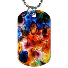 Ornament Color Vivid Pattern Art Dog Tag (one Side) by Nexatart