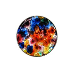 Ornament Color Vivid Pattern Art Hat Clip Ball Marker (10 Pack) by Nexatart