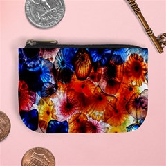 Ornament Color Vivid Pattern Art Mini Coin Purses by Nexatart