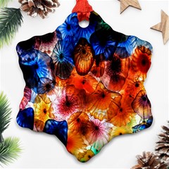 Ornament Color Vivid Pattern Art Ornament (snowflake)