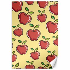 Seamless Pattern Healthy Fruit Canvas 12  X 18   by Nexatart