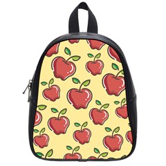 Seamless Pattern Healthy Fruit School Bag (small) by Nexatart