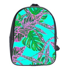 Painting Oil Leaves Nature Reason School Bag (large) by Nexatart