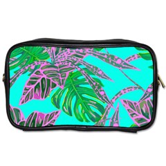 Painting Oil Leaves Nature Reason Toiletries Bags by Nexatart