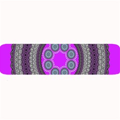 Round Pattern Ethnic Design Large Bar Mats by Nexatart