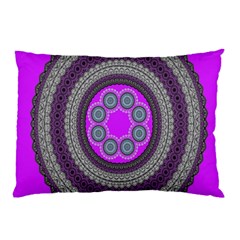 Round Pattern Ethnic Design Pillow Case by Nexatart