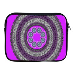 Round Pattern Ethnic Design Apple Ipad 2/3/4 Zipper Cases by Nexatart