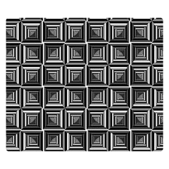 Pattern Op Art Black White Grey Double Sided Flano Blanket (small)  by Nexatart