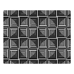 Pattern Op Art Black White Grey Double Sided Flano Blanket (large)  by Nexatart