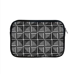 Pattern Op Art Black White Grey Apple Macbook Pro 15  Zipper Case by Nexatart