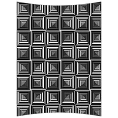 Pattern Op Art Black White Grey Back Support Cushion by Nexatart