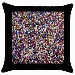 Pattern Abstract Decoration Art Throw Pillow Case (black) by Nexatart