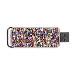 Pattern Abstract Decoration Art Portable Usb Flash (two Sides) by Nexatart