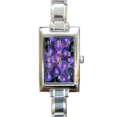 Abstract Pattern Fractal Wallpaper Rectangle Italian Charm Watch by Nexatart