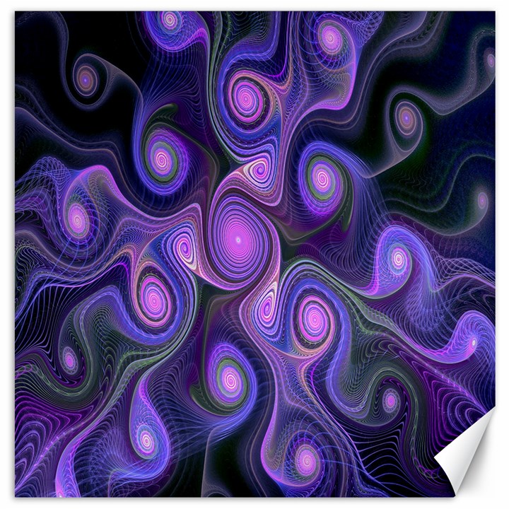 Abstract Pattern Fractal Wallpaper Canvas 12  x 12  