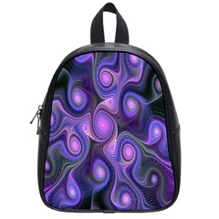 Abstract Pattern Fractal Wallpaper School Bag (small) by Nexatart