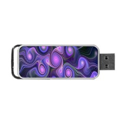 Abstract Pattern Fractal Wallpaper Portable Usb Flash (one Side) by Nexatart