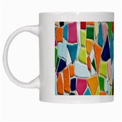 Mosaic Tiles Pattern Texture White Mugs by Nexatart