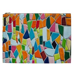 Mosaic Tiles Pattern Texture Cosmetic Bag (xxl) by Nexatart