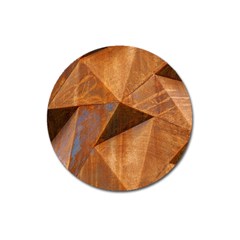 Steel Corten Steel Brown Steel Magnet 3  (round) by Nexatart