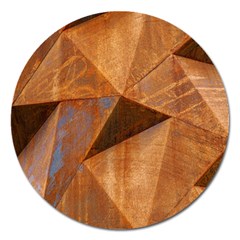 Steel Corten Steel Brown Steel Magnet 5  (round) by Nexatart